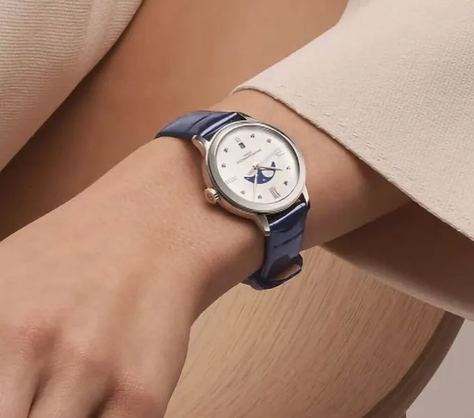 Baume & Mercier Classima Moonphase Dial Diamond M.0A10329 Quartz Watch 31MM