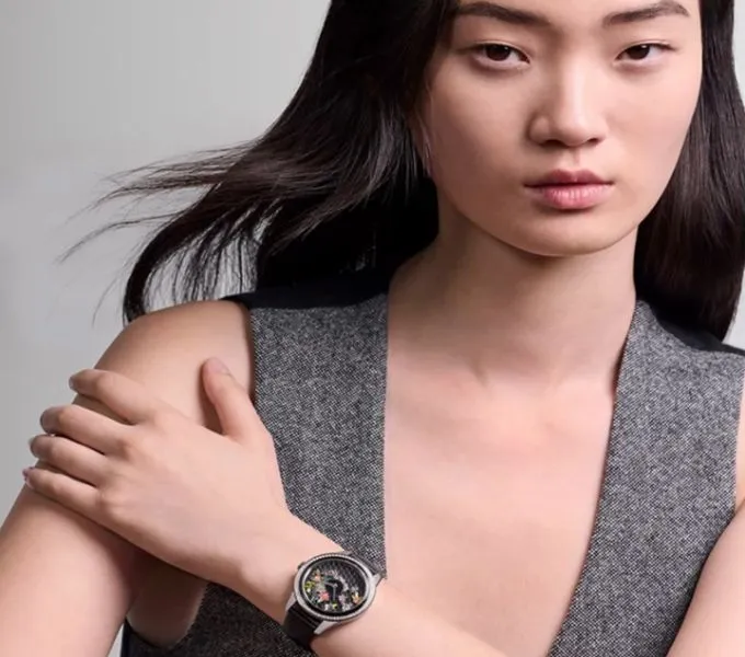 Dior Grand Bal Broderie Florale Automatic Steel 18k White Gold Mother Of Pearl 36MM