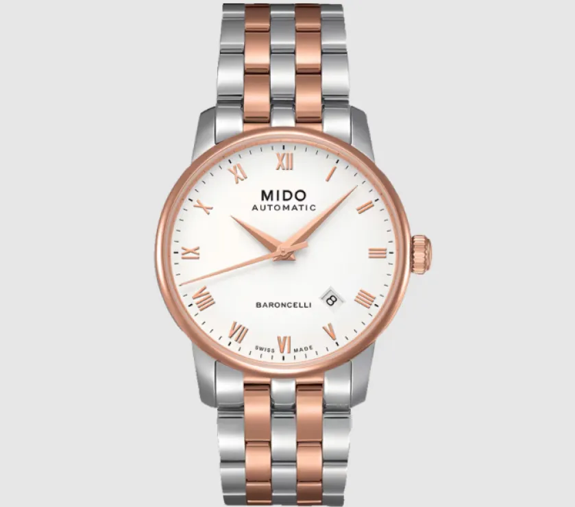 Mido Baroncelli Two Tone Steel M8600.9.N6.1 Automatic 38MM